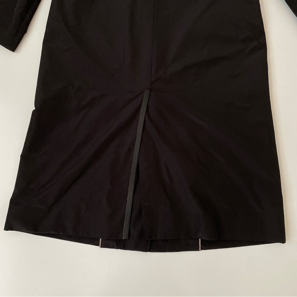 RARE ✨ Calvin Klein Black Car Coat Removable Tan Wool Cashmere Liner, Size Large - Picture 12 of 12